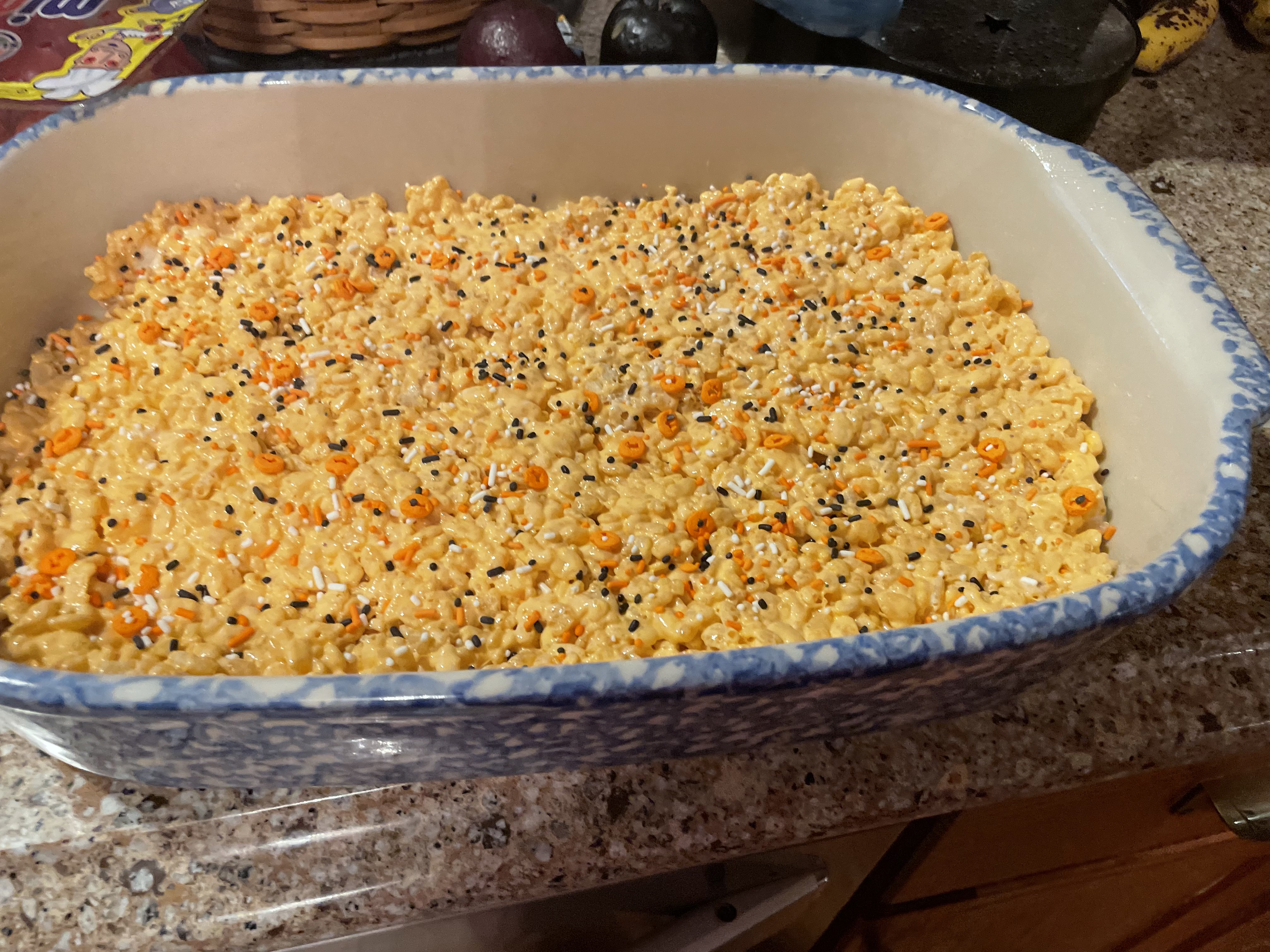 A photo of rice Krispy Treats